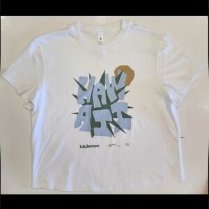 Lululemon Hawaii Exclusive Relaxed Fit White T-shirt | Women's 4 | RARE | New
